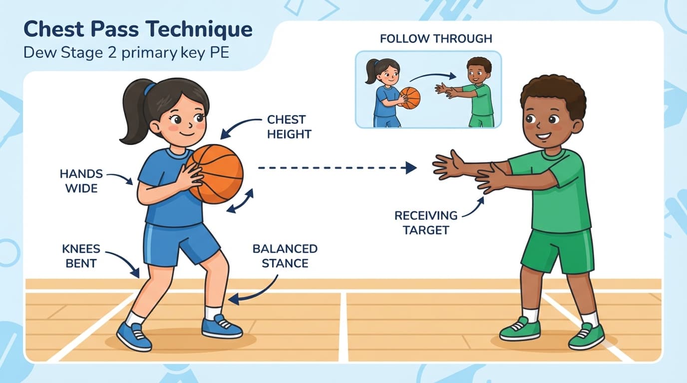 Bounce and Chest Pass Development: Chest Pass Technique Development Technique