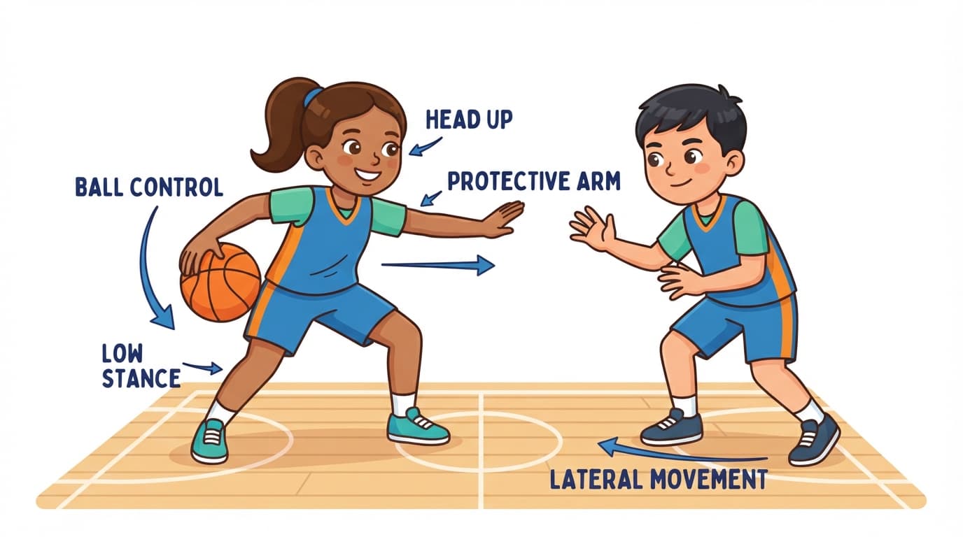 Protective Dribbling: Protective Dribbling Skills Technique