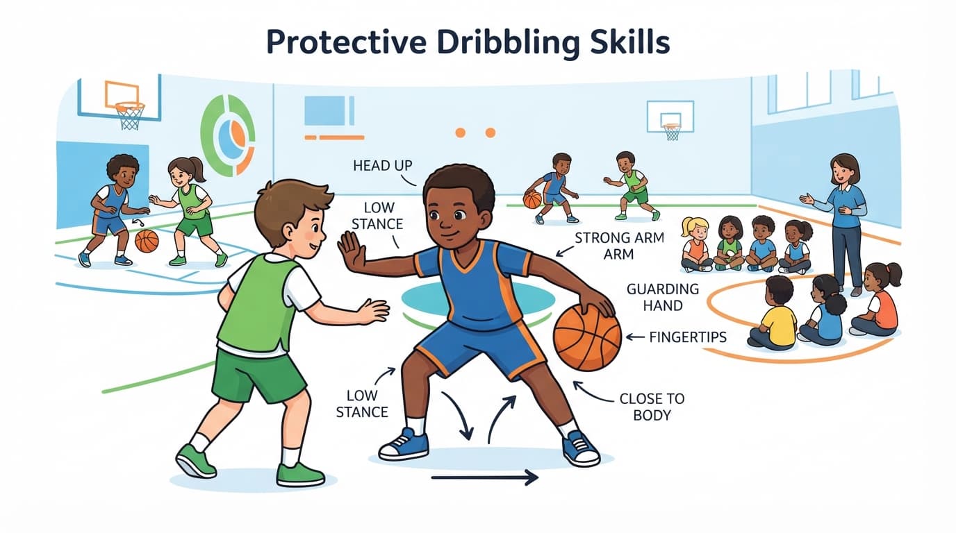 Protective Dribbling: Protective Dribbling Skills Technique