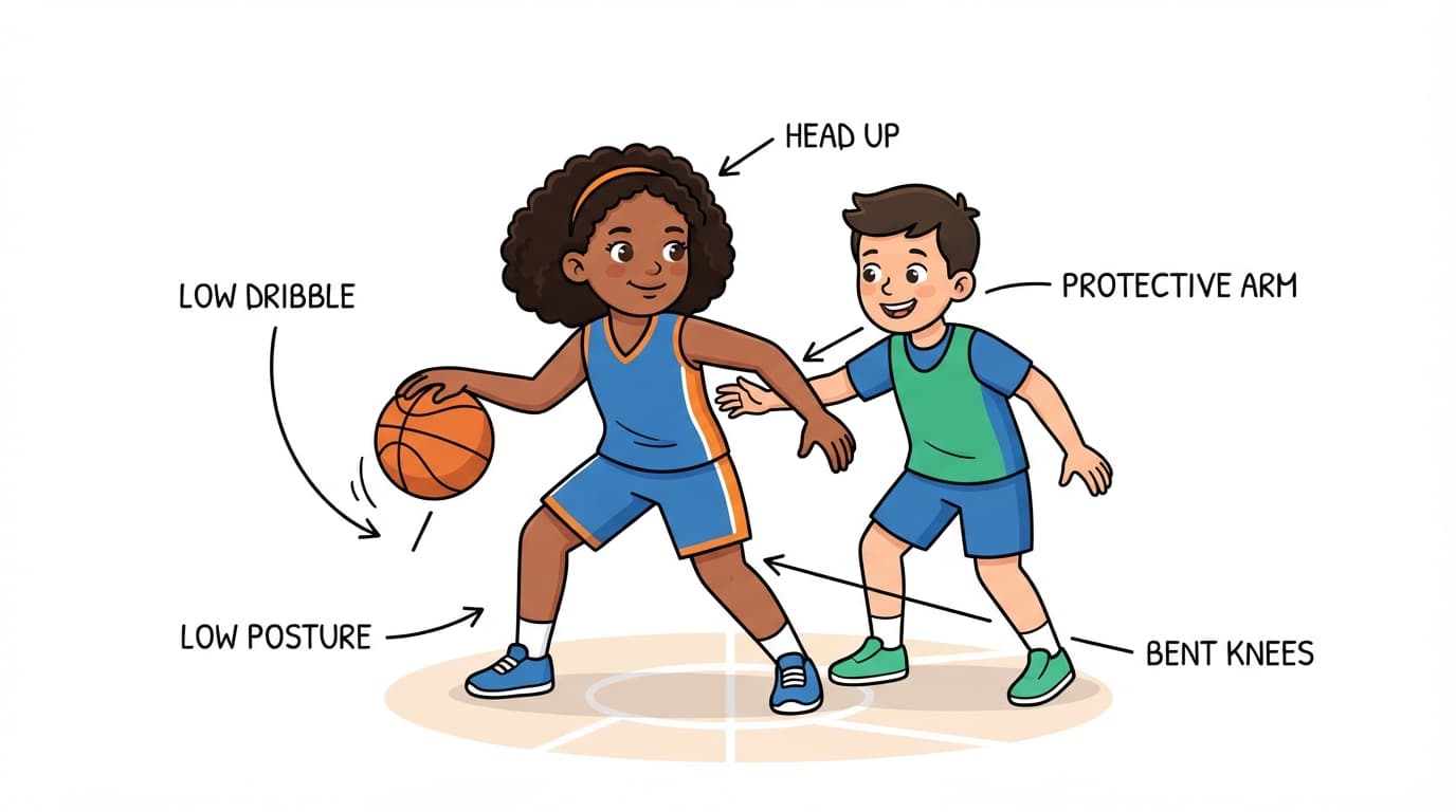 Protective Dribbling: Protective Dribbling Skills Technique